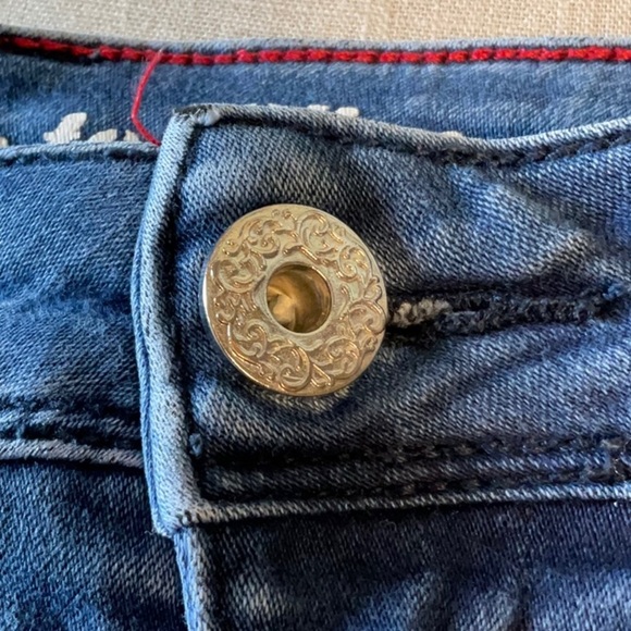 Signature Studio Dark Blue Skinny Jeans - Picture 8 of 8